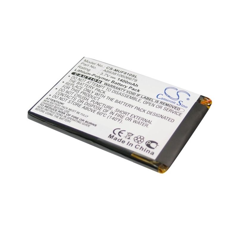 Li-Polymer Battery fits I-mate, 810-f 3.7V, 1400mAh Communications Cameron Sino Technology Limited (Suspended)