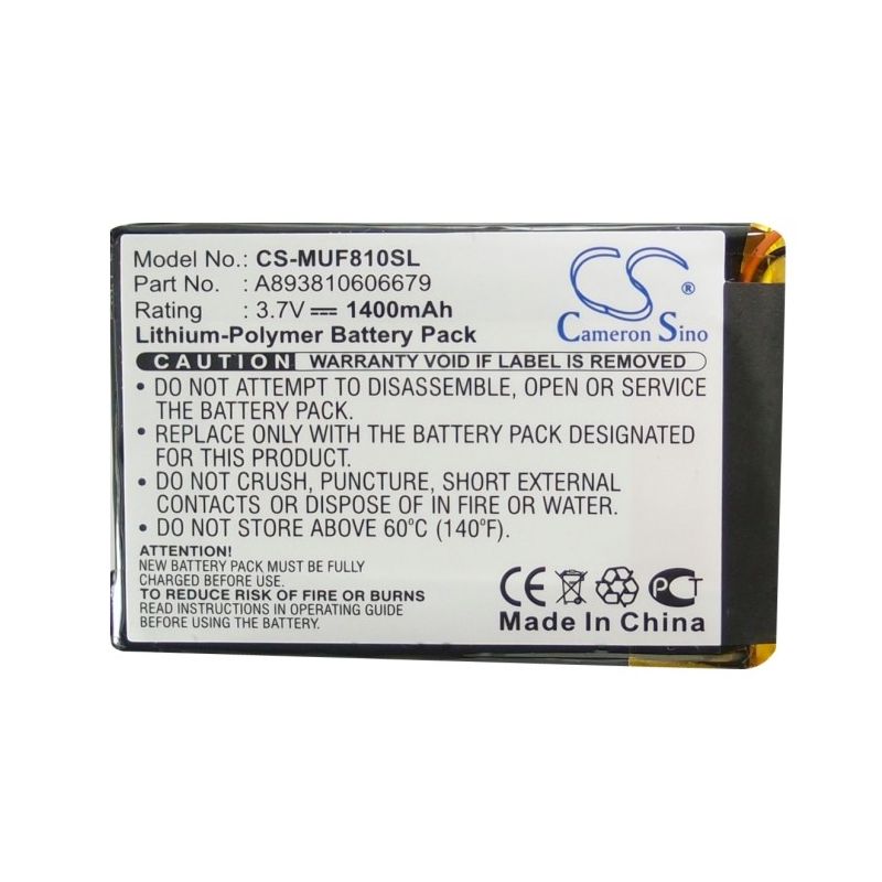 Li-Polymer Battery fits I-mate, 810-f 3.7V, 1400mAh Communications Cameron Sino Technology Limited (Suspended)
