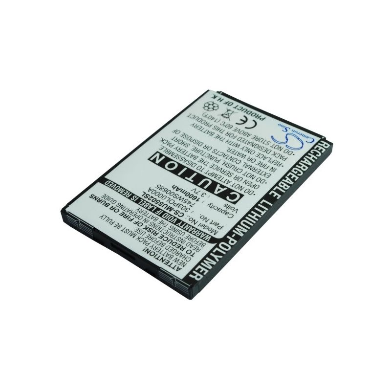 Li-Polymer Battery fits I-mate, ultimate 8502 3.7V, 1600mAh Mobile & SmartPhone Cameron Sino Technology Limited