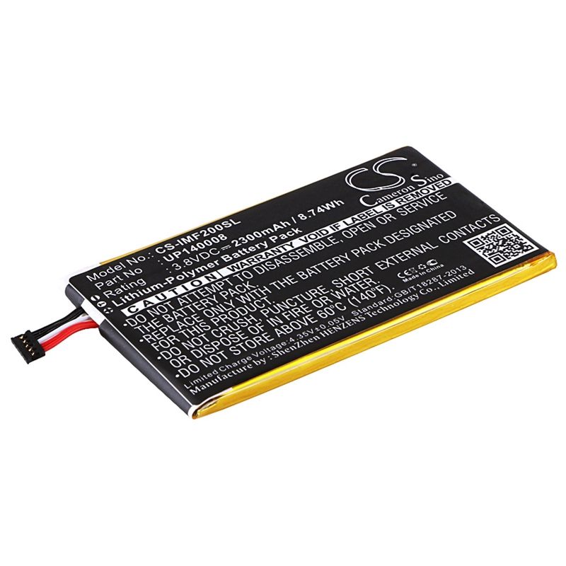 Li-Polymer Battery fits Infocus, m2 3.8V, 2300mAh Mobile & SmartPhone Cameron Sino Technology Limited