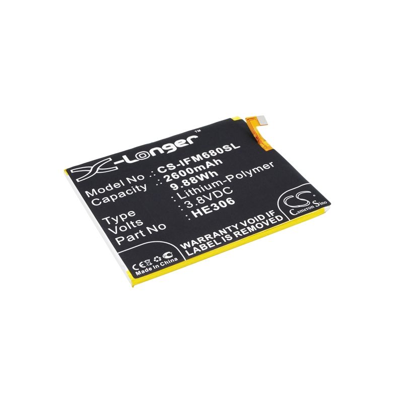 Li-Polymer Battery fits Infocus, m535, m680 3.8V, 2600mAh Communications Cameron Sino Technology Limited (Suspended)