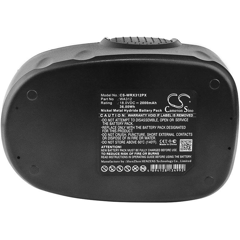 Ni-mh Battery Fits Worx, Wg150s, Wg152, Wg250 18.0v, 2000mah Power Tools Cameron Sino Technology Limited