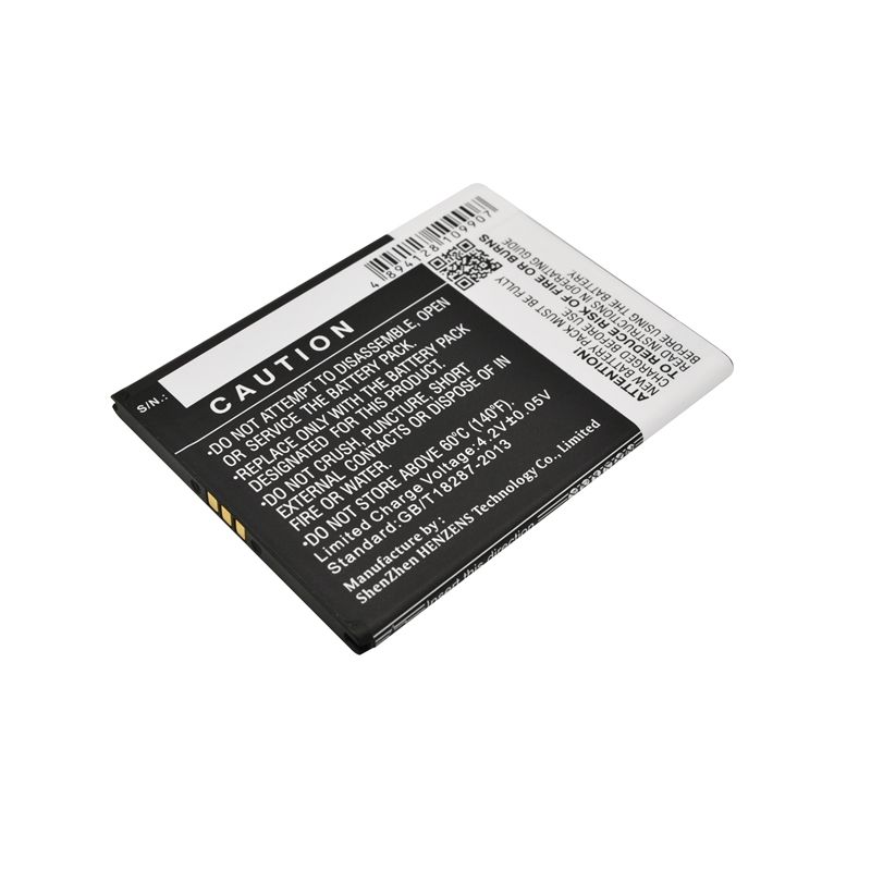 Li-ion Battery fits Kazam, tv 4.5 3.7V, 1800mAh Mobile & SmartPhone Cameron Sino Technology Limited