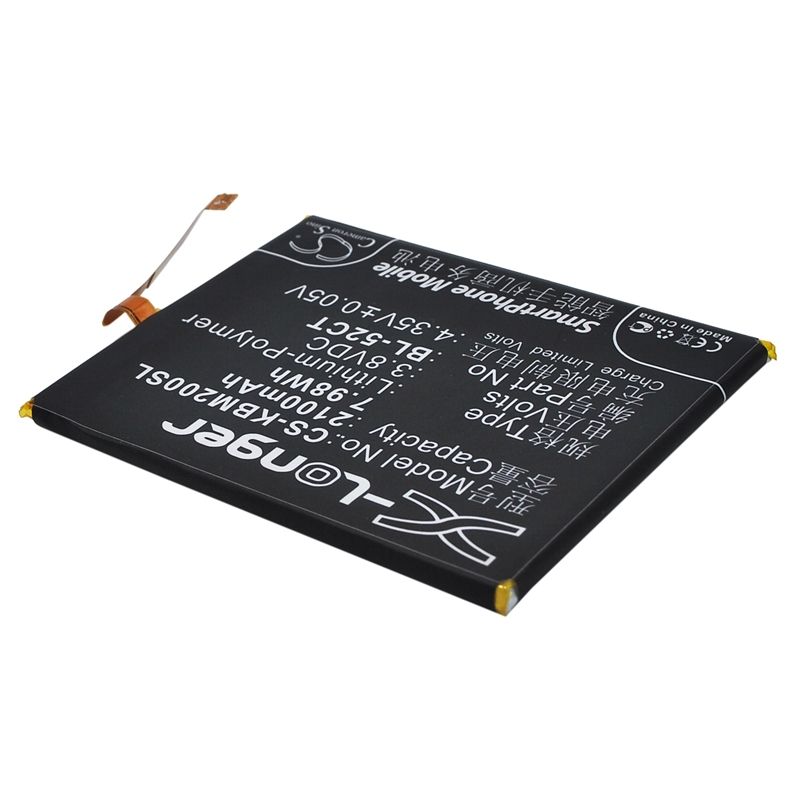 Li-Polymer Battery fits Koobee, m2 3.8V, 2100mAh Communications Cameron Sino Technology Limited (Suspended)