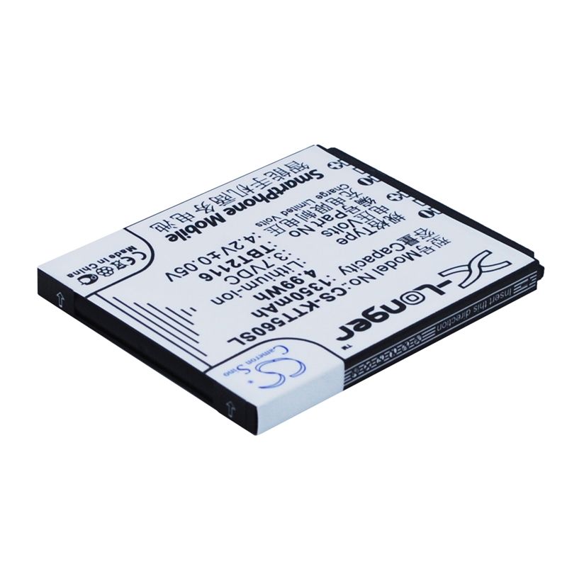 Li-ion Battery fits K-touch, a788, d99, e379 3.7V, 1350mAh Communications Cameron Sino Technology Limited (Suspended)