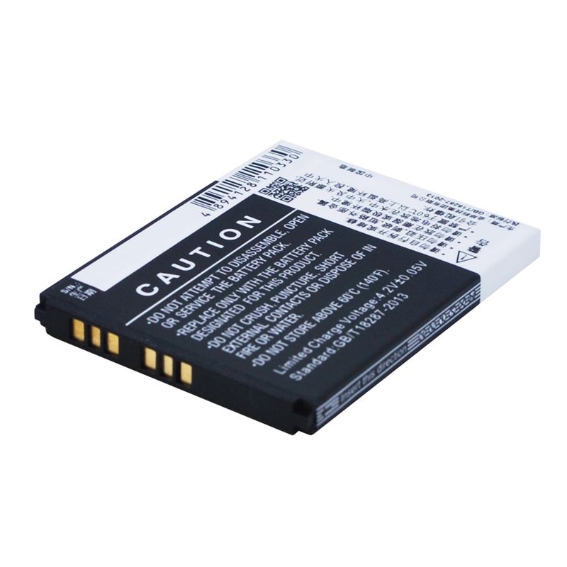 Li-ion Battery fits K-touch, a788, d99, e379 3.7V, 1350mAh Communications Cameron Sino Technology Limited (Suspended)