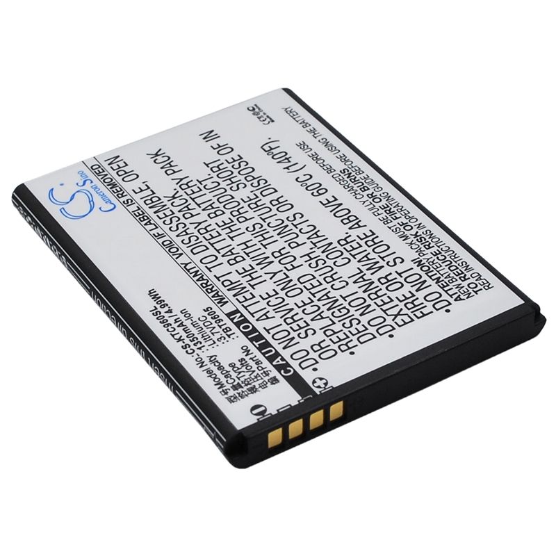 Li-ion Battery fits K-touch, c960t, c986t, t60 3.7V, 1350mAh Communications Cameron Sino Technology Limited (Suspended)