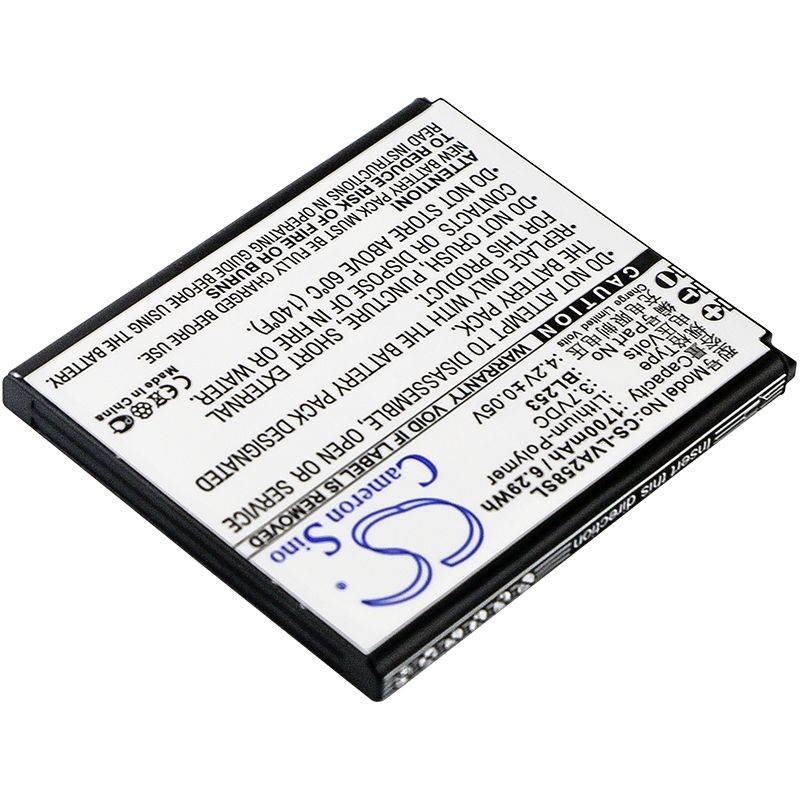 Li-Polymer Battery fits Lenovo, a2580, a2860 3.7V, 1700mAh BabyPhone Cameron Sino Technology Limited