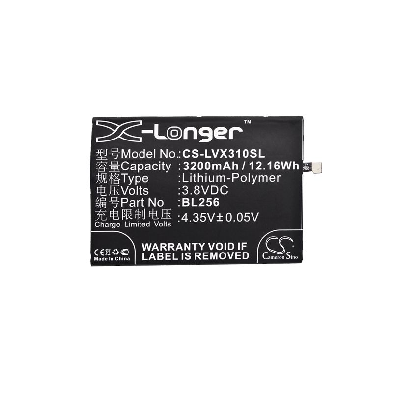 Li-polymer Battery Fits Lenovo, A7010a48, A7010-a48, K51c78 3.8v, 3200mah Mobile & SmartPhone Cameron Sino Technology Limited