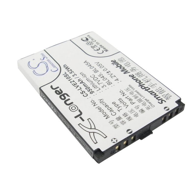 Li-ion Battery fits Lenovo, e118, e206, e209 3.7V, 950mAh Communications Cameron Sino Technology Limited