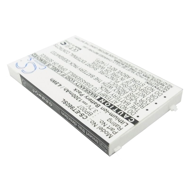 Li-Polymer Battery fits Lenovo, et960 3.7V, 1300mAh Mobile & SmartPhone Cameron Sino Technology Limited