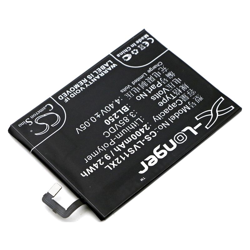 Li-Polymer Battery fits Lenovo, s1a40, s1a40 dual sim td-lte, s1c50 3.85V, 2400mAh Mobile & SmartPhone Cameron Sino Technology Limited