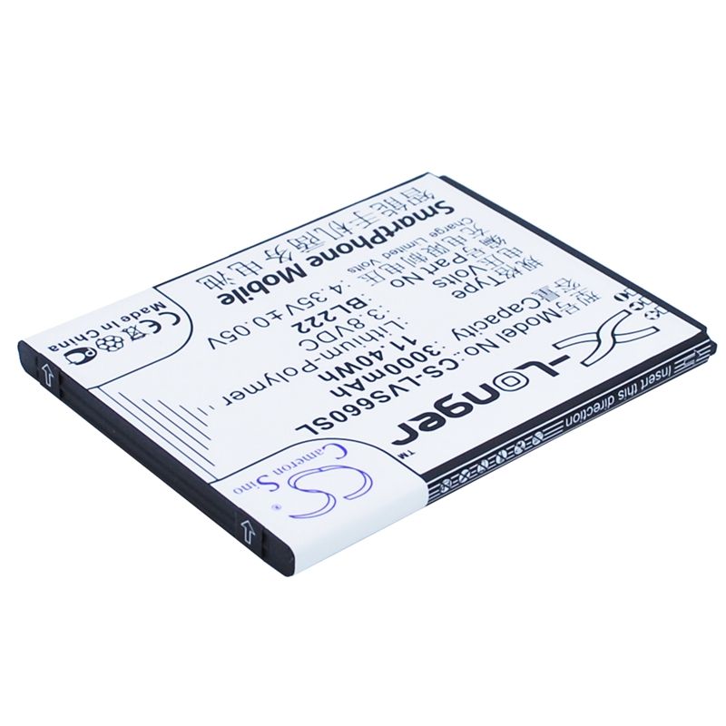 Li-Polymer Battery fits Lenovo, s660, s668t 3.8V, 3000mAh Mobile & SmartPhone Cameron Sino Technology Limited