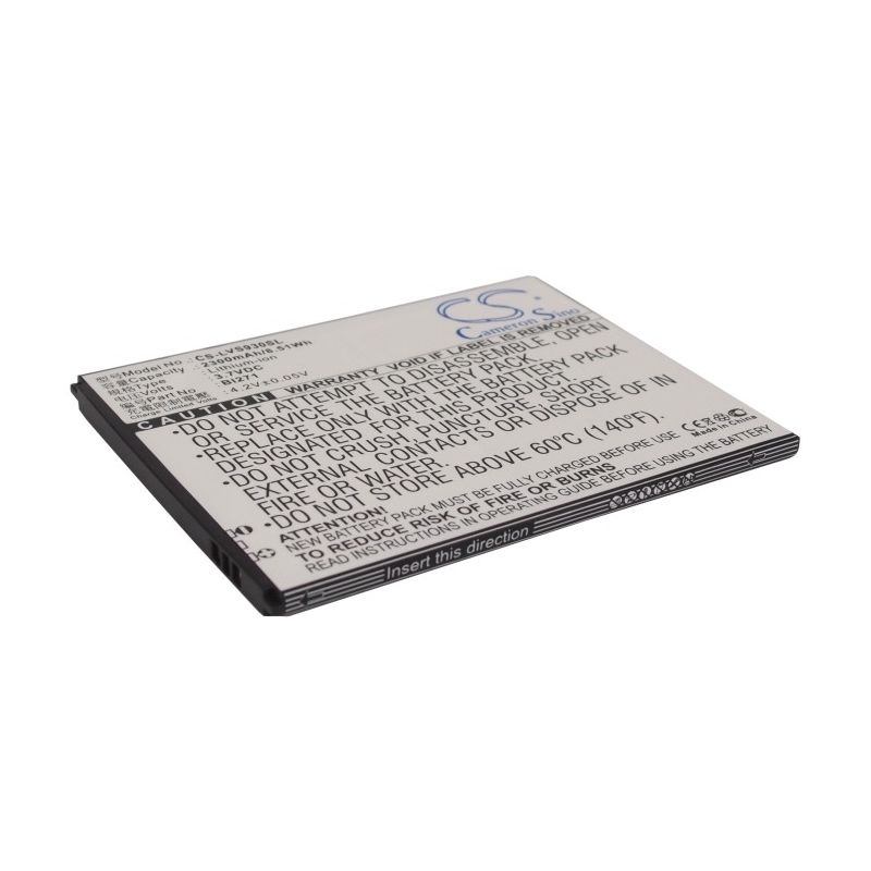 Li-ion Battery Fits Lenovo, S930, S938t, S939 3.7v, 2300mah Mobile & SmartPhone Cameron Sino Technology Limited