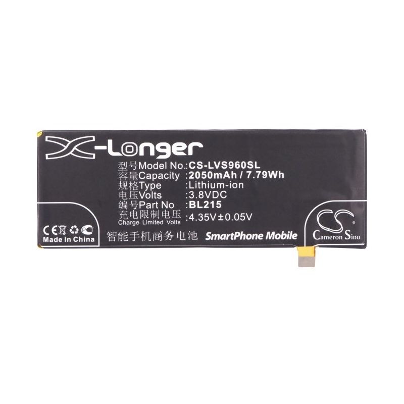 Li-Polymer Battery fits Lenovo, s960, s968t, vibe x 3.8V, 2050mAh Communications Cameron Sino Technology Limited (Suspended)
