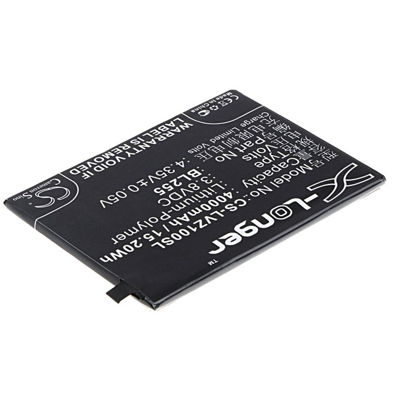 Li-polymer Battery Fits Lenovo, Z1221, Z1221 Dual Sim, Zuk Z1 3.8v, 4000mah Mobile & SmartPhone Cameron Sino Technology Limited