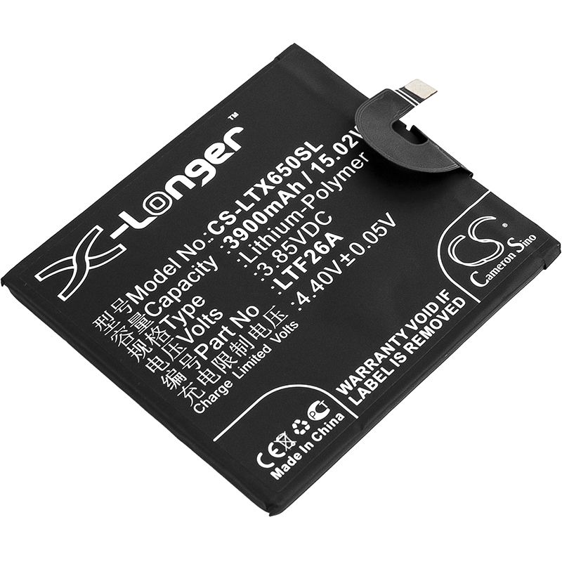 Li-Polymer Battery fits Letv, le pro 3 ai, lex650, lex651 3.85V, 3900mAh Mobile & SmartPhone Cameron Sino Technology Limited