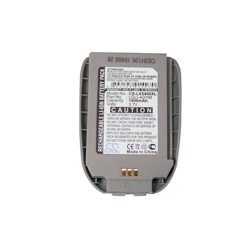 Li-ion Battery fits Lg, 5400a, lx5400, lx-5400 3.7V, 1600mAh Communications Cameron Sino Technology Limited