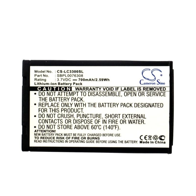 Li-ion Battery fits Lg,672, c2000, c3300 3.7V, 700mAh Communications Cameron Sino Technology Limited (Suspended)