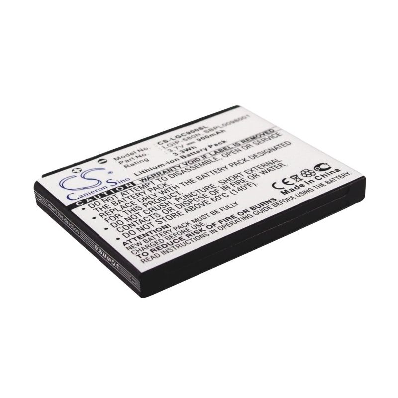Li-ion Battery fits Lg, arena gt950, bliss ux700, bliss ux-700 3.7V, 900mAh Mobile & SmartPhone Cameron Sino Technology Limited