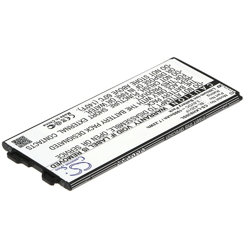 Li-ion Battery fits Lg, as992, g5, g5 lite 3.8V, 1900mAh Mobile & SmartPhone Cameron Sino Technology Limited