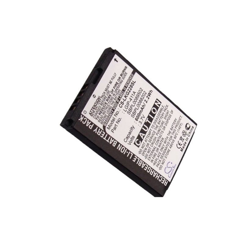 Li-ion Battery fits Lg, cg180, cg810, kg288 3.7V, 600mAh Mobile & SmartPhone Cameron Sino Technology Limited