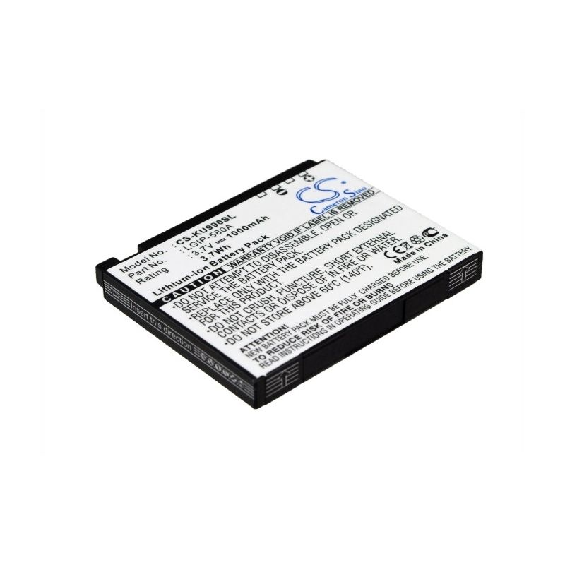 Li-ion Battery fits Lg, cu915, cu915vu, cu920 3.7V, 1000mAh Communications Cameron Sino Technology Limited (Suspended)