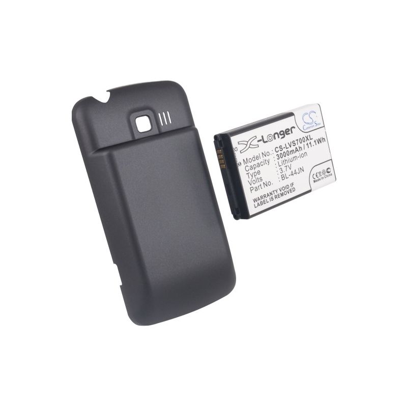 Li-ion Battery fits Lg, enlighten, gelato q, optimus slider 3.7V, 3000mAh Communications Cameron Sino Technology Limited (Suspended)