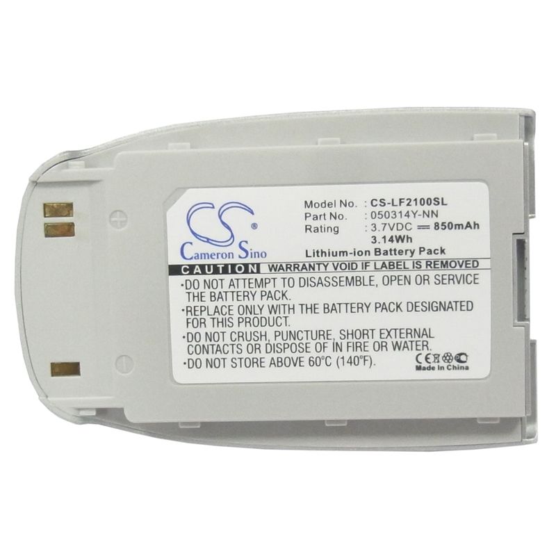 Li-ion Battery fits Lg, f2100, g220 3.7V, 850mAh Mobile & SmartPhone Cameron Sino Technology Limited