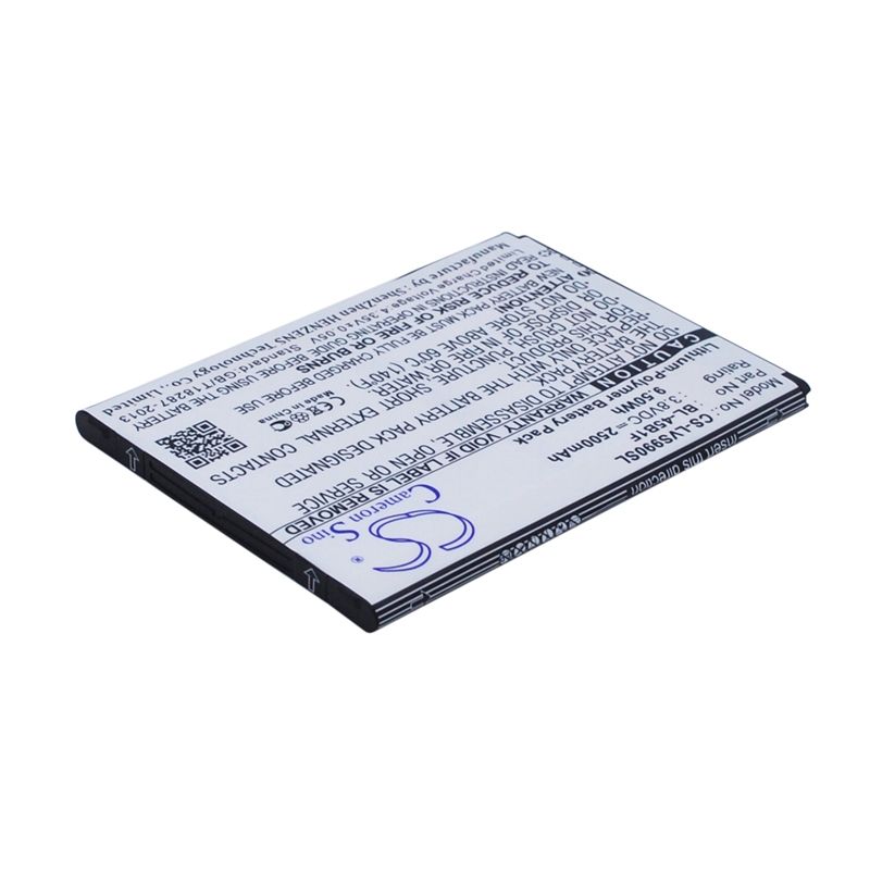 Li-Polymer Battery fits Lg, f600, f720s, g stylo 2 plus 3.8V, 2500mAh Mobile & SmartPhone Cameron Sino Technology Limited