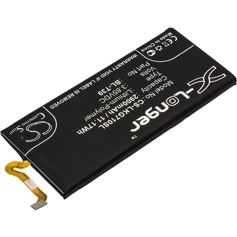 Li-polymer Battery Fits Lg, G7 Plus Thinq, G7 Plus Thinq Dual Sim, G7 Plus Thinq Dual Sim Td-lte 3.85v, 2900mah Mobile & SmartPhone Cameron Sino Technology Limited