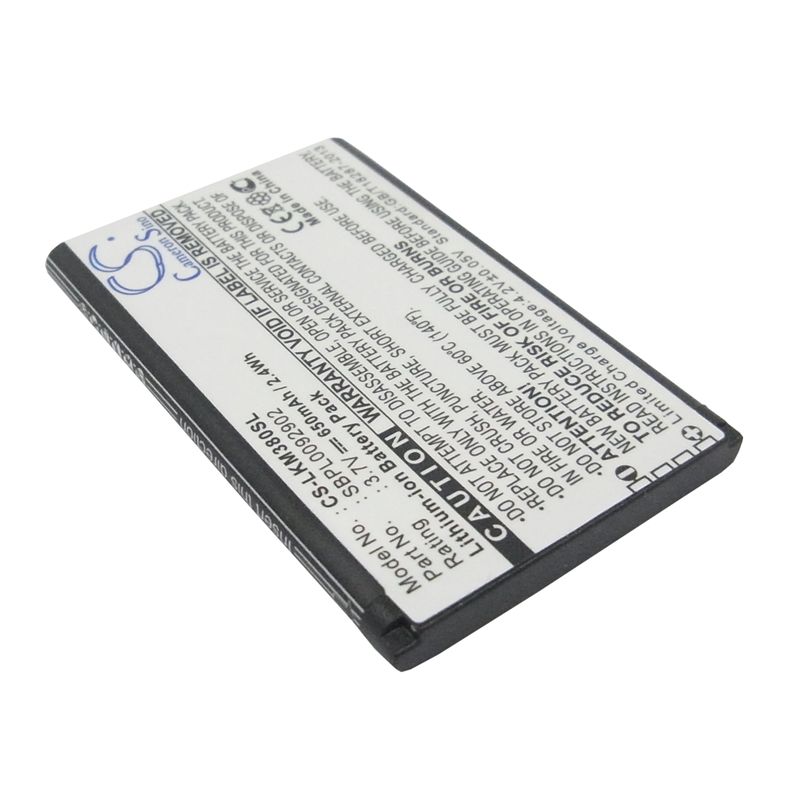 Li-ion Battery Fits Lg, Gb258, Gd350, Gm210 3.7v, 650mah Mobile & SmartPhone Cameron Sino Technology Limited