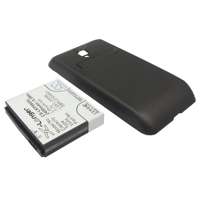 Li-ion Battery fits Lg, optimus 2x, optimus speed, p990 3.7V, 2400mAh Mobile & SmartPhone Cameron Sino Technology Limited