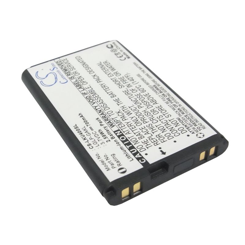 Li-ion Battery fits Lg, u400 3.7V, 700mAh Communications Cameron Sino Technology Limited