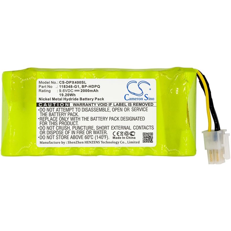 Ni-MH Battery fits Dranetz, Hdpq-guide, Hdpq-visa, Hdpq-xplorer 9.6V, 2000mAh Equipment & Survey & Test Cameron Sino Technology Limited
