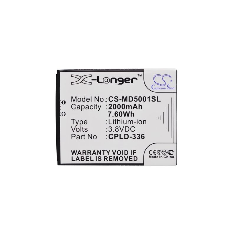 Li-Polymer Battery fits Medion, life p5001, md 98664, md98664 3.8V, 2000mAh Mobile & SmartPhone Cameron Sino Technology Limited