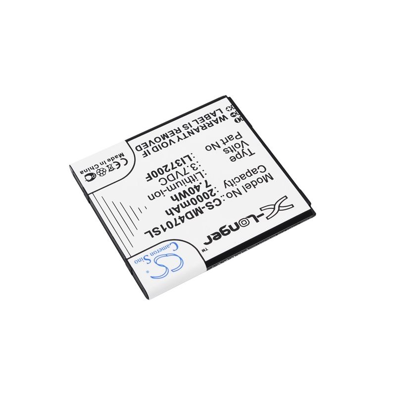 Li-ion Battery fits Medion, life x4701, md 98272, smartphone x4701 3.7V, 2000mAh Mobile & SmartPhone Cameron Sino Technology Limited