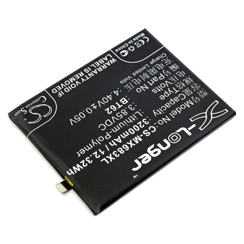 Li-Polymer Battery fits Meilan, x, meizu, m3x 3.85V, 3200mAh Communications Cameron Sino Technology Limited (Suspended)