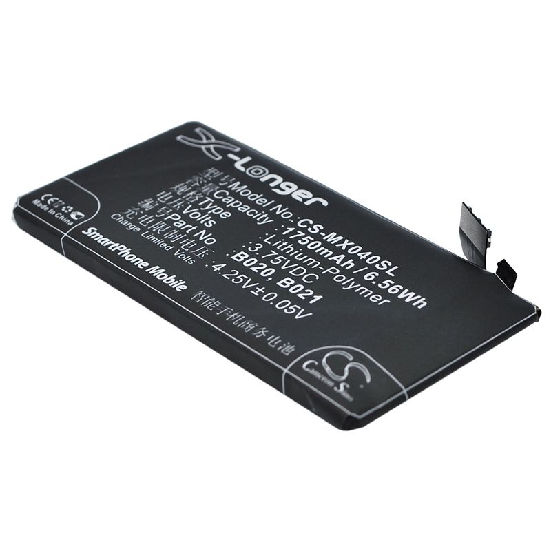 Li-Polymer Battery fits Meizu, m040, m045, mx2 3.75V, 1750mAh Mobile & SmartPhone Cameron Sino Technology Limited