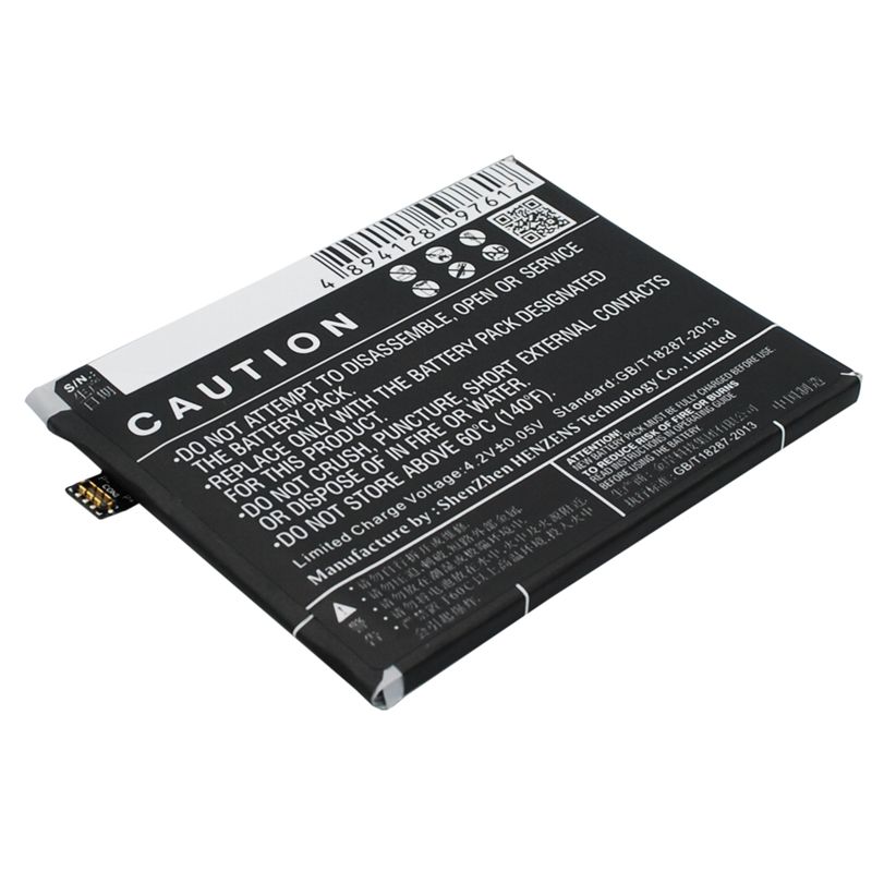 Li-Polymer Battery fits Meizu, m1, note 3.8V, 3100mAh Mobile & SmartPhone Cameron Sino Technology Limited