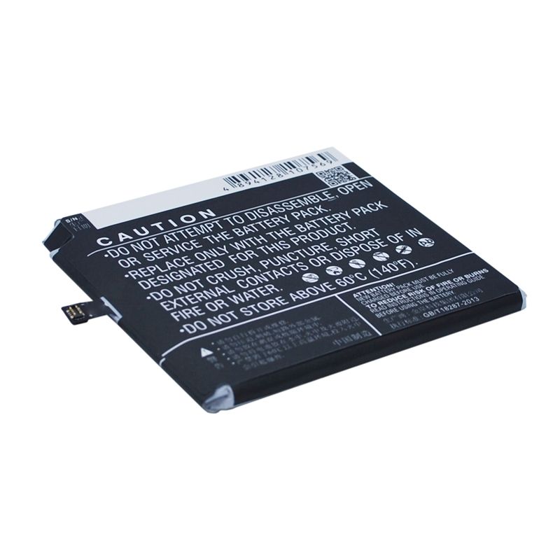 Li-polymer Battery Fits Meizu, M575 Dual Sim, M575m, M575u 3.8v, 3050mah Mobile & SmartPhone Cameron Sino Technology Limited