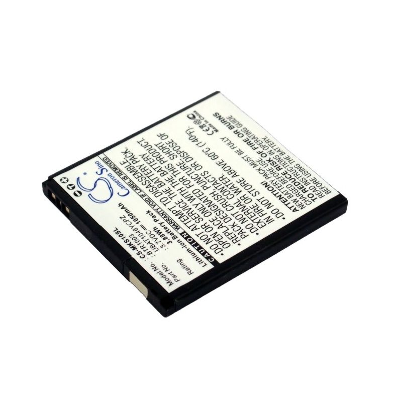 Li-ion Battery fits Microsoft, kin one, sharp, pb10zu 3.7V, 1050mAh Communications Cameron Sino Technology Limited (Suspended)