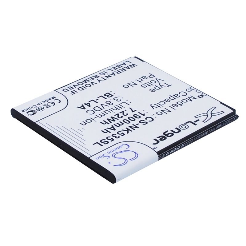 Li-ion Battery Fits Microsoft, Lumia 535, Lumia 535 Dual Sim, Rm-1090 3.8v, 1900mah Communications Cameron Sino Technology Limited (Suspended)