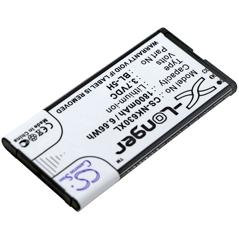 Li-ion Battery Fits Microsoft, Lumia 630, Lumia 630 Dual Sim, Lumia 635 3.7v, 1800mah Mobile & SmartPhone Cameron Sino Technology Limited