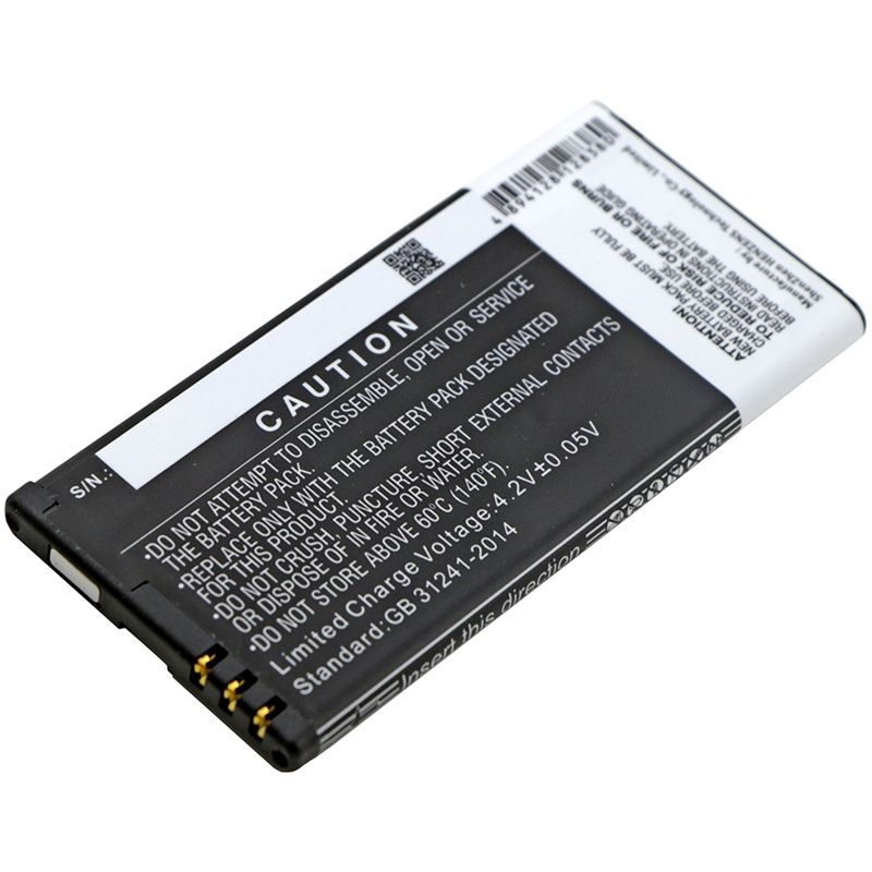 Li-ion Battery Fits Microsoft, Lumia 630, Lumia 630 Dual Sim, Lumia 635 3.7v, 1800mah Mobile & SmartPhone Cameron Sino Technology Limited