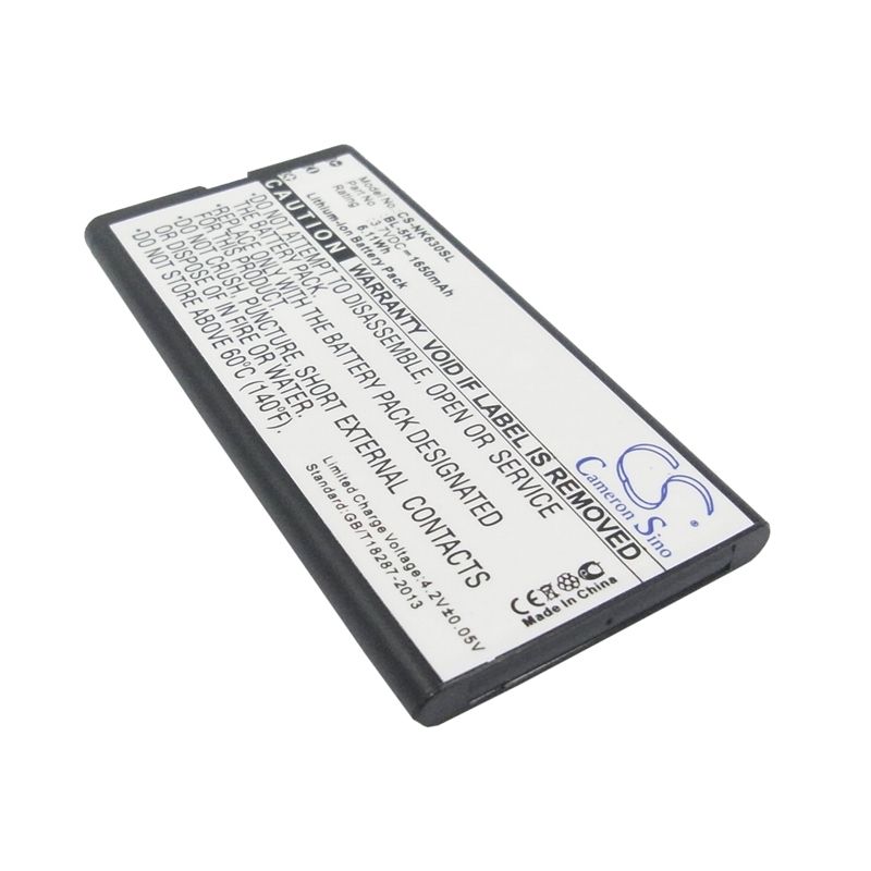 Li-ion Battery fits Microsoft, lumia 630, lumia 630 dual sim, lumia 635 3.7V, 1650mAh Mobile & SmartPhone Cameron Sino Technology Limited