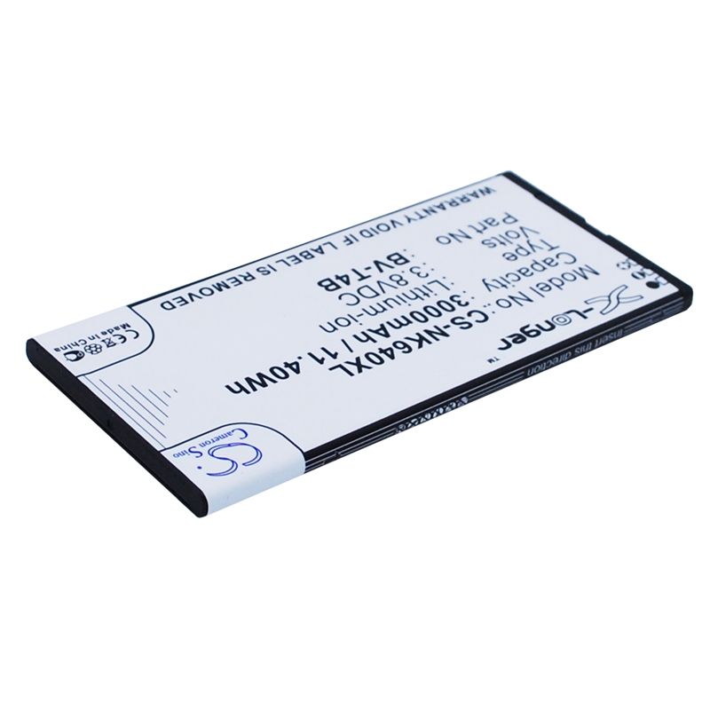 Li-polymer Battery Fits Microsoft, Lumia 640 Xl, Rm-1062, Rm-1063 3.8v, 3000mah Mobile & SmartPhone Cameron Sino Technology Limited