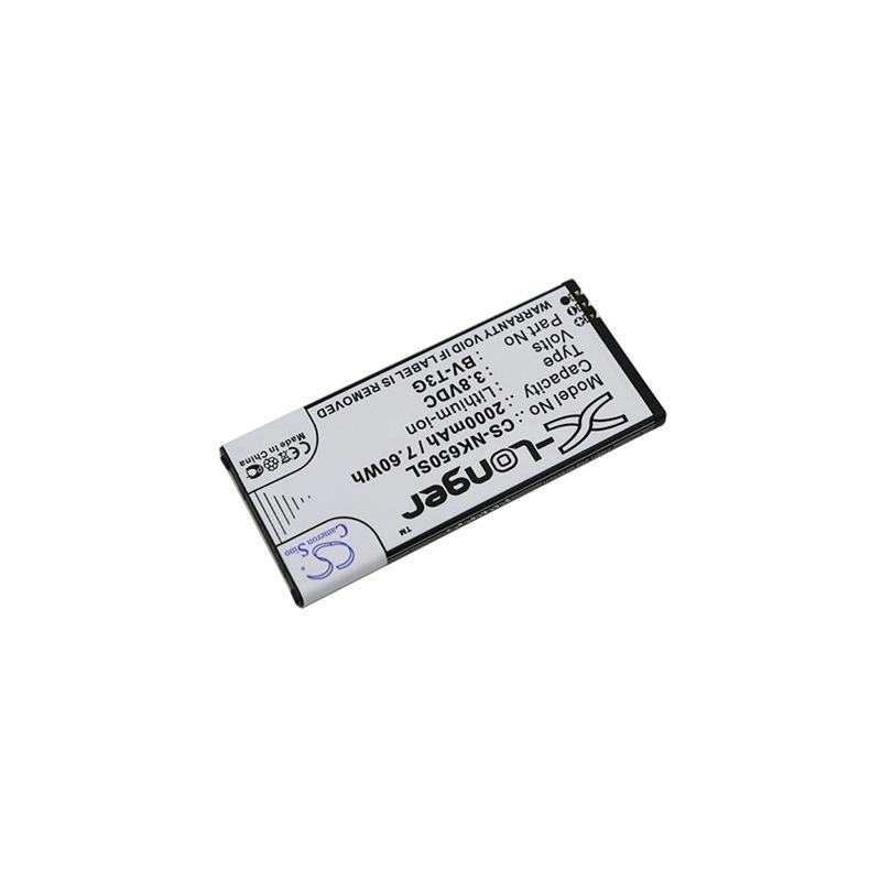 Li-ion Battery Fits Microsoft, Lumia 650, Rm-1154, Nokia 3.8v, 2000mah Mobile & SmartPhone Cameron Sino Technology Limited