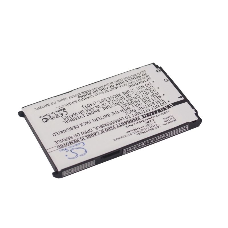 Li-Polymer Battery fits Mitac, mio a702 3.7V, 1150mAh Communications Cameron Sino Technology Limited (Suspended)
