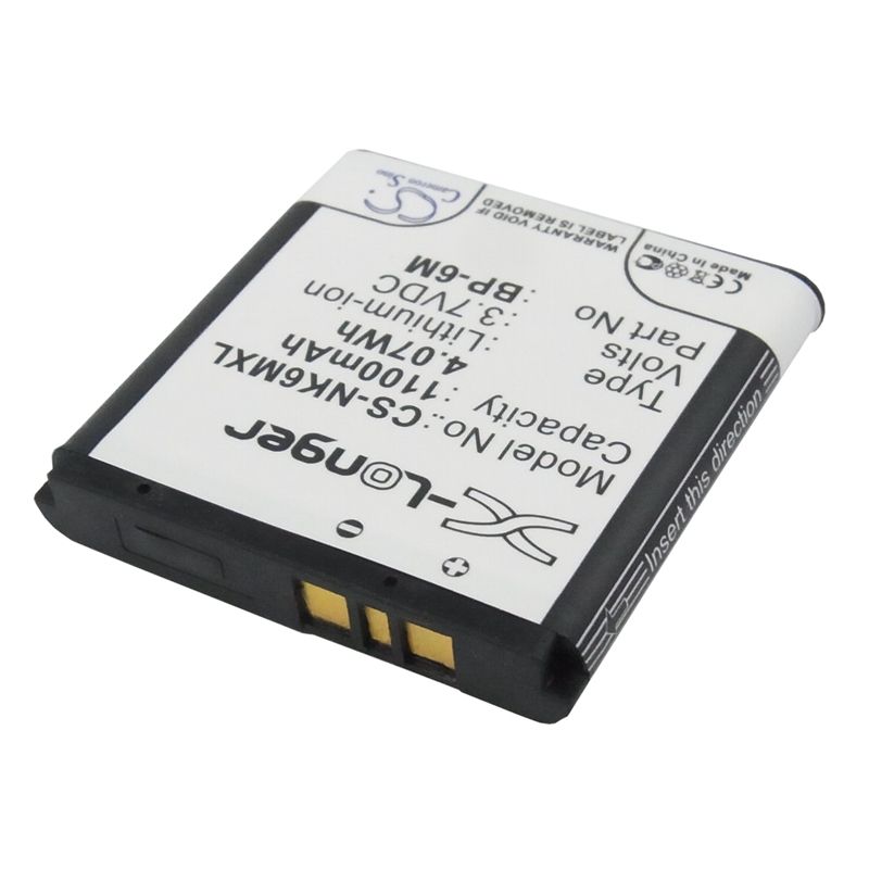 Li-ion Battery Fits Mobiado, Lucido, Luminoso, Stealth 3.7v, 1100mah Mobile & SmartPhone Cameron Sino Technology Limited